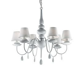 LAMPA WISZĄCA BIAŁA BLANCHE SP6 035581 IDEAL LUX