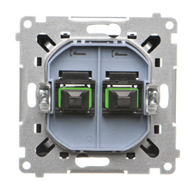 Gniazdo światłowodowe podwójne Simon 55