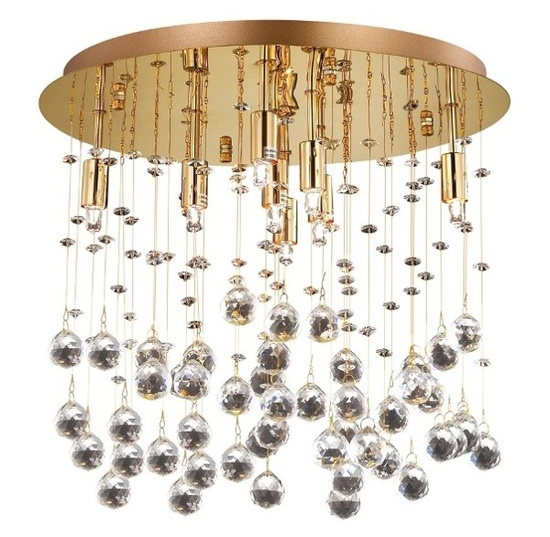 Lampa wisząca MOONLIGHT PL8 ORO 080932 IDEAL LUX