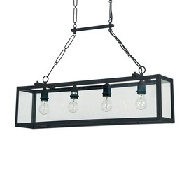 LAMPA WISZĄCA IGOR SP4 CZARNA 092942 IDEAL LUX