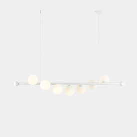 Lampa wisząca WAVE 7 1115T biała