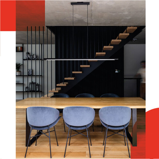 Lampa wisząca THIN TUBE central AQFORM