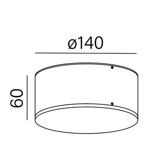 Plafon ONLY ROUND LED 3000K AQform