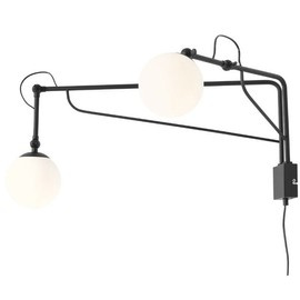 KINKIET SOHO GLASS 2 BLACK