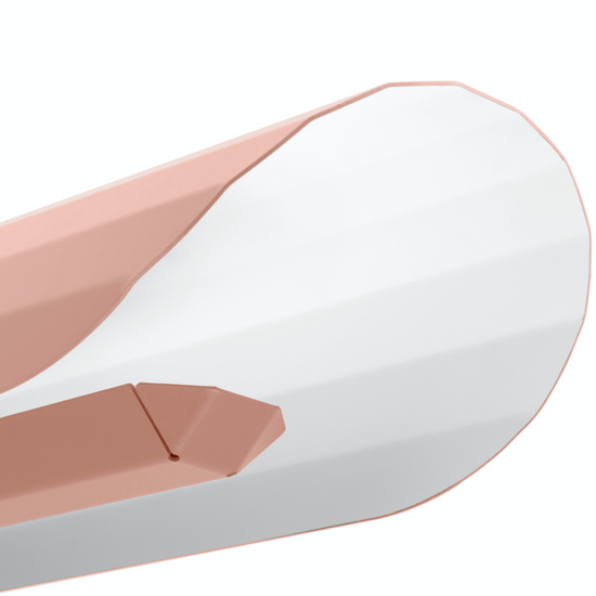 Lampa wisząca liniowa APOLIN 120 cm, złamany róż-biały KASPA