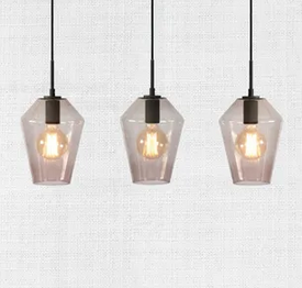 Lampa wisząca RETRO Pendant 3L Black/Smoke