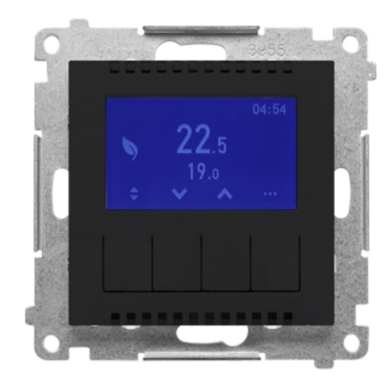 Termostat z wyświetlaczem Simon 55