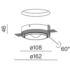 QRLED next trimless wpuszczany AQform