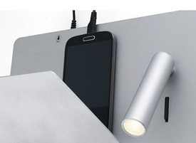 Kinkiet nad łóżko z portem USB lewy Suau Faro 62125