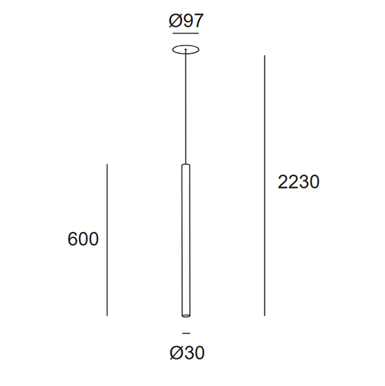 STYLUS zwis czarny 00-A018-05-05 Leds-C4
