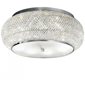 PLAFON PASHA' PL10 CROMO 100746 IDEAL LUX KRYSZTAŁ