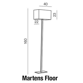 Lampa podłogowa Martens Azzardo
