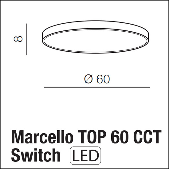 Plafon Marcello TOP 60 AZ5081