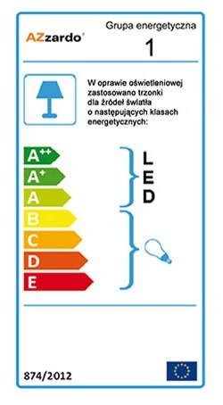 Lampa Azzardo wisząca Spell biała AZ0287