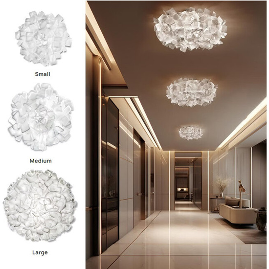 Plafon CLIZIA WHITE SLAMP