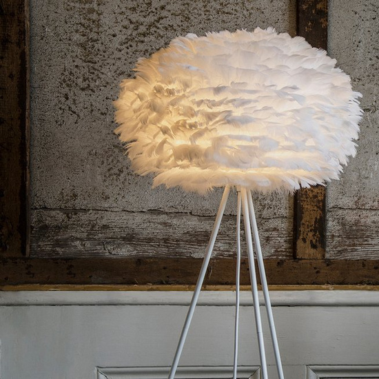 Lampa podłogowa tripod EOS medium biała UMAGE