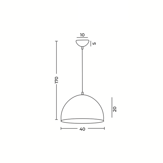 LAMPA WISZĄCA MODENA 40 Azzardo
