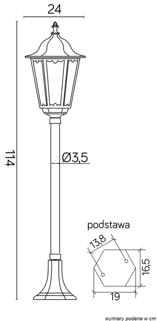 Lampa stojąca RETRO CLASSIC K 5002/2 SU-MA
