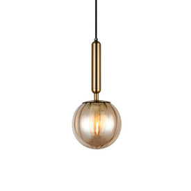 Lampa wisząca Ravena PND-2324-1 BRO+AMB Italux