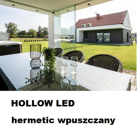 Oprawa HOLLOW LED hermetic wpuszczany AQform