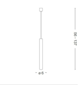 LAMPA WISZĄCA LOOK SP1 SMALL SILVER 141800 IDEAL LUX 