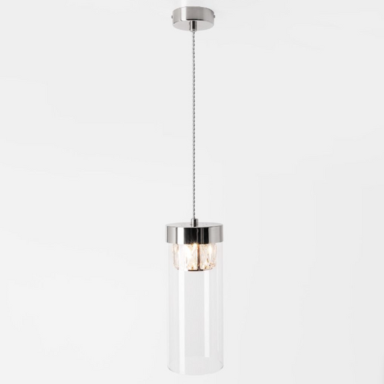 Lampa wisząca Gem srebrna ZUMA LINE P0389-01D-F4AC