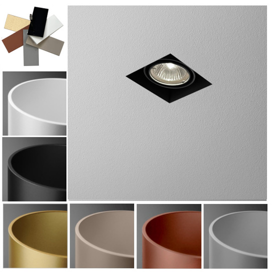 Oprawa wpuszczana SQUARES 50x1 trimless 230V AQFORM