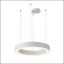 Biała lampa wisząca z pilotem Marco 120 CCT Azzardo AZ5052