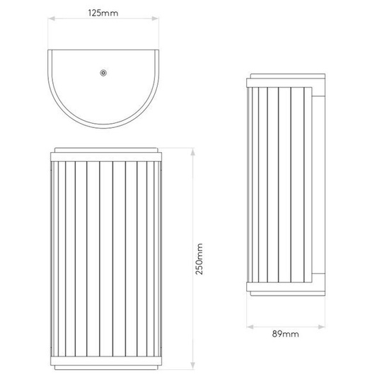 KINKIET ŁAZIENKOWY MONZA CLASSIC 250 0952