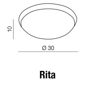Plafon do łazienki Azzardo Rita