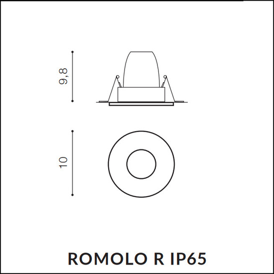 WPUST ZEWNĘTRZNY ROMOLO R IP 65  Azzardo AZ5389