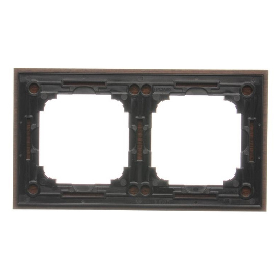 Ramka drewniana dwukrotna Simon 55 Nature