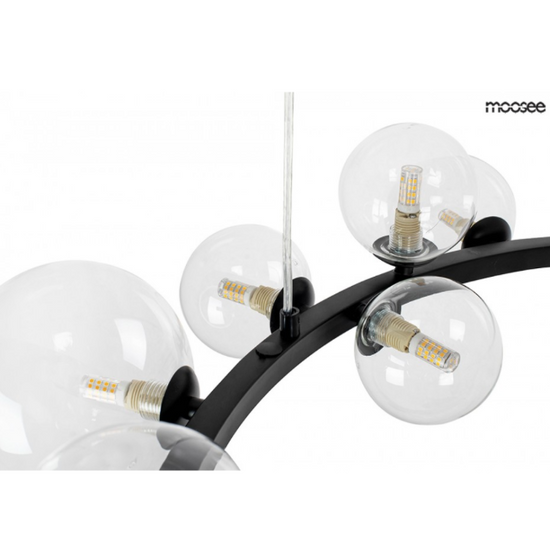 MOOSEE lampa wisząca ALURE 85 czarna