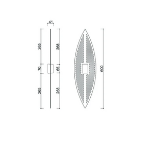 Kinkiet PARUMA czarny UMMO