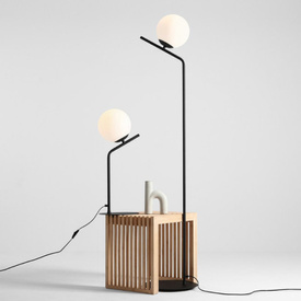 Lampa podłogowa Gallia 1095A1 czarna