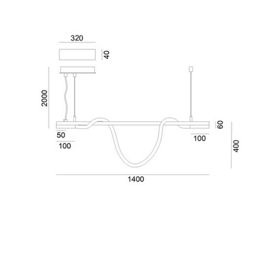 Oprawa wisząca SPRITZER biały Zaho Lighting