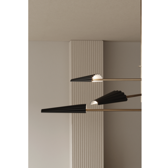 Lampa wisząca BION C1306/6/NEG Aromas 