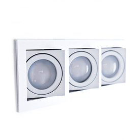 Biały potrójny wpust PACO 3 Azzardo