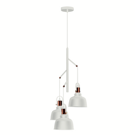 LAMPA WISZĄCA DARLING GLASS 3 WHITE Azzardo