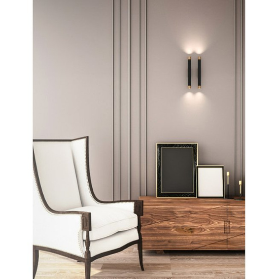 Kinkiet Q Parette Nero / Rose Gold OPEN DESIGN HIGHLIGHTS