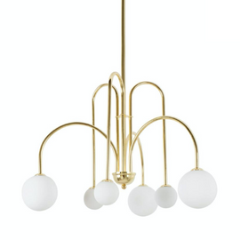 MOOSEE lampa wisząca NERI złota