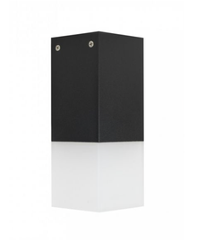 Plafon zewnętrzny czarny CUBE CB-S BL