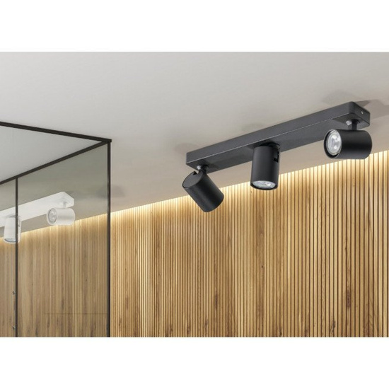 Reflektorek z ruchomym źródłem światła Exo 3 Black Azzardo