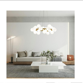 Lampa wisząca COSMO 72 złota Moosee