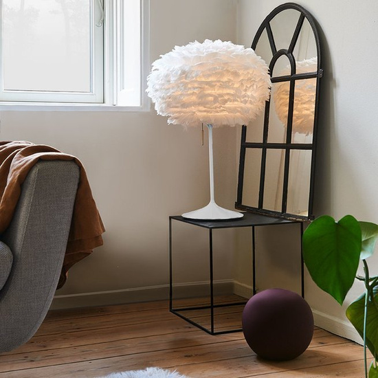 Lampa stołowa EOS CHAMPAGNE medium biała UMAGE