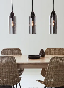 Lampa wisząca GLORY Pendant 3L Black/Smoke