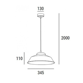 Oprawa wisząca Hexagon Zaho Lighting