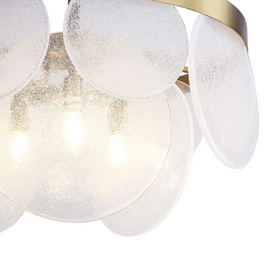 Lampa wisząca AURORA mosiądz 60 cm Step into design