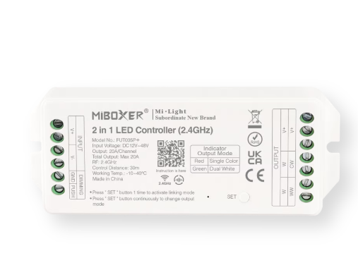 Kontroler 2w1 LED 12-48VDC 20A MiBoxer (FUT035P+)