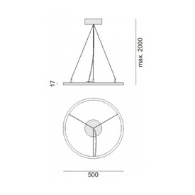 Lampa wisząca Star SD1 500 Zaho Lighting